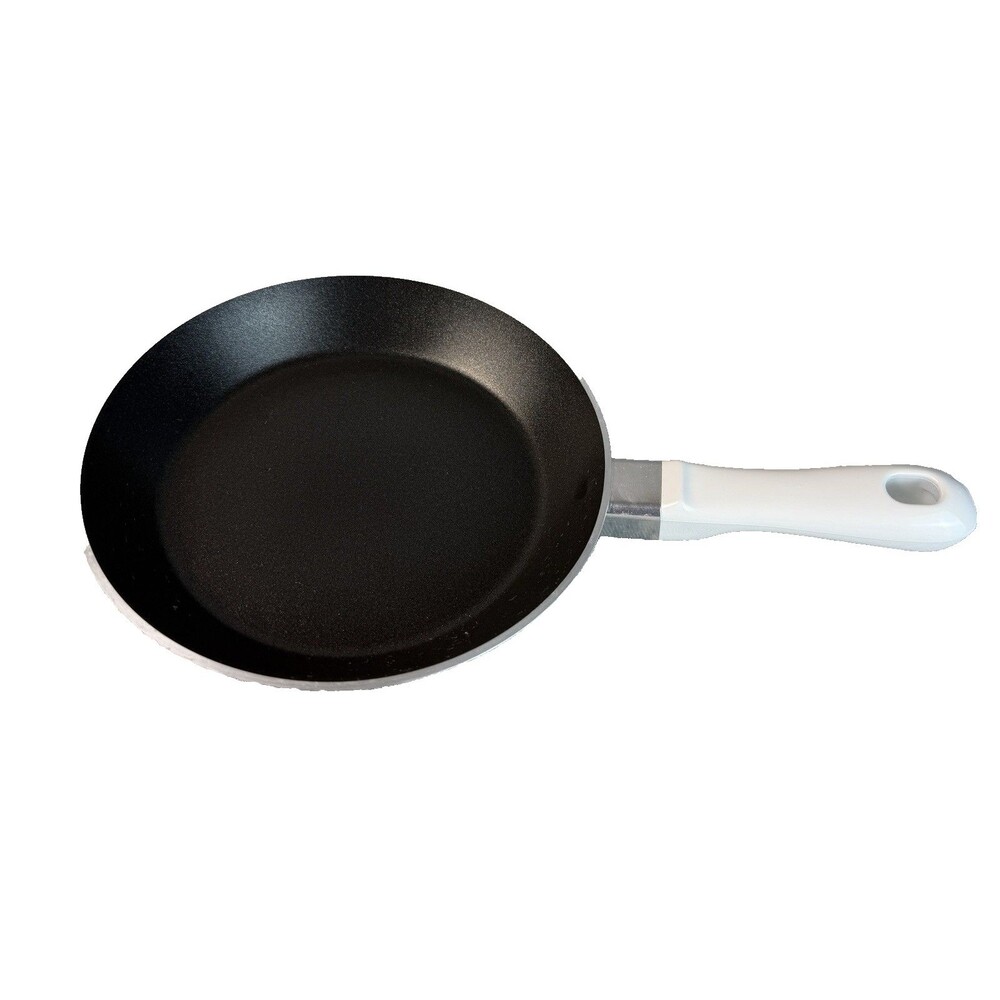 VTG 90s New T-Fal Ultrabase Aluminum White Non-Stick 8" Frying Pan No Lid France